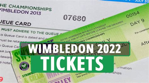 official wimbledon 2022 tickets
