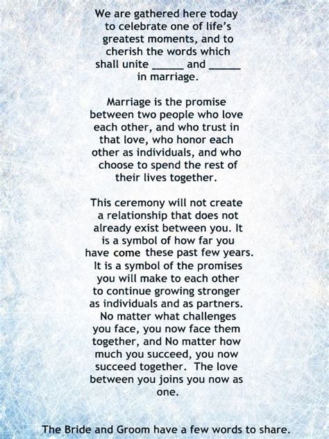 officiant script examples