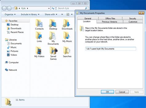 Offline Files And Folder Redirection