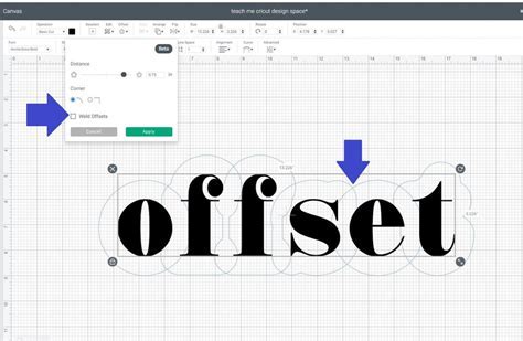 Offset Not Working In Design Space