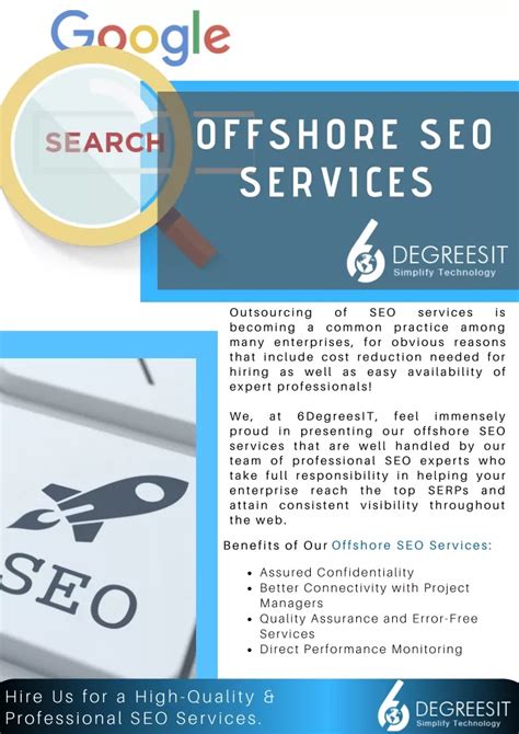 The Benefits of Hiring Offshore SEO Services for Your Business