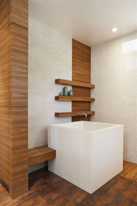 Freistehende Badewanne TRUE OFURO WOODEN AQUATICA PLUMBING GROUP für Wohnungen