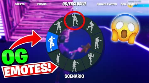 How to get OG emotes in fortnite (secret creative map code YouTube