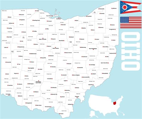 Ohio Map Of Usa