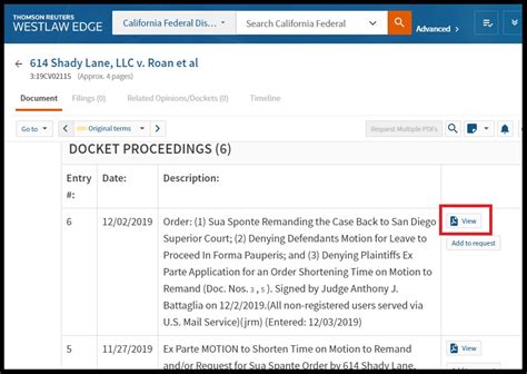 ohio docket case search