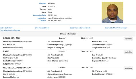 ohio offender search drc
