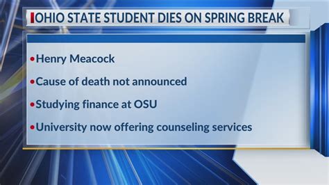 ohio state student dies