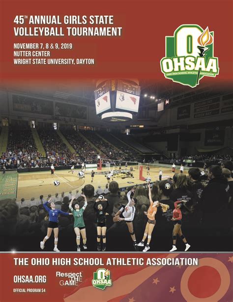 2020 OHSAA Stateline Area Volleyball And Soccer Tournament Brackets