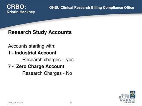 Ohsu Billing Questions