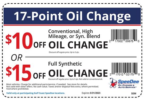 Why You Should Use An Oil Change Coupon