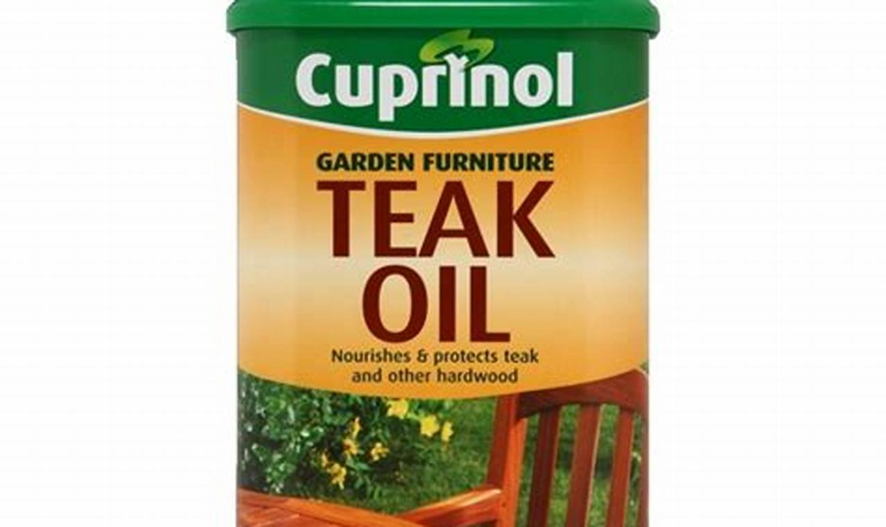 oil for teak outdoor furniture