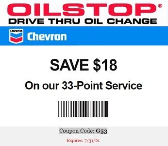 The Benefits Of Using Oil Stop Coupons
