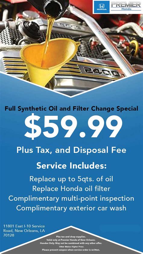 oil change and tune-up specials near me