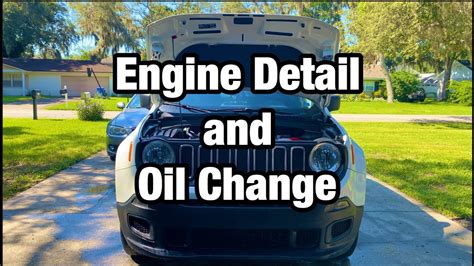 oil change for jeep renegade 2019