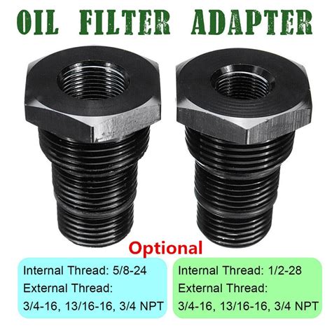 Oil Filter Adapter On