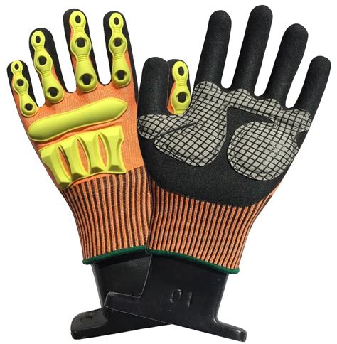 oil resistant impact gloves