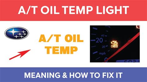 Oil Temperature Light Subaru