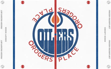 oilers center ice logo