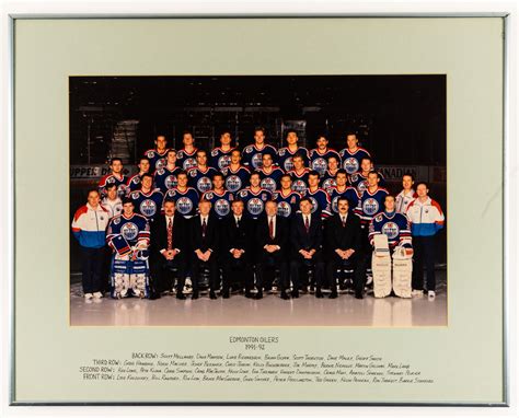 oilers roster 1991