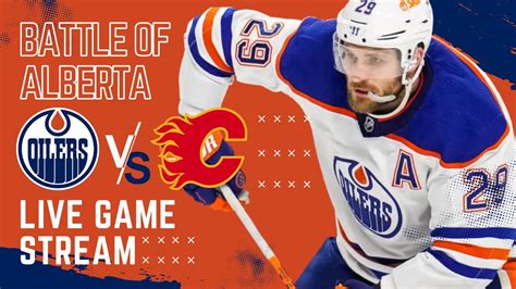 oilers vs calgary live stream