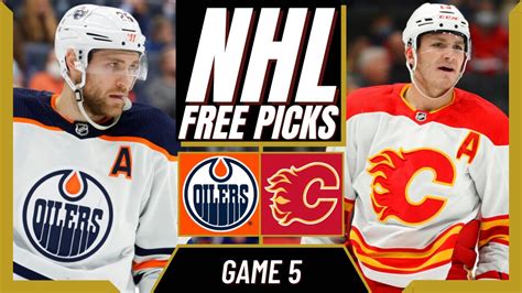 oilers vs flames over or under predictions