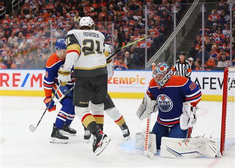 oilers vs vegas game