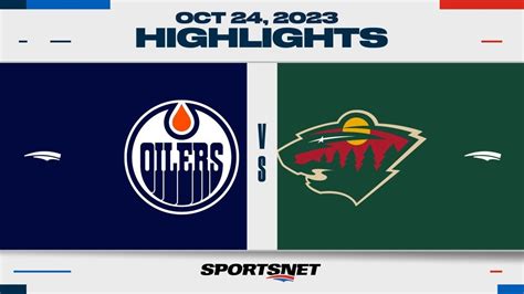 oilers vs wild highlights