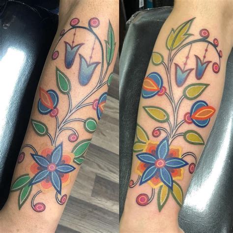 Informative Ojibwe Floral Tattoo Designs Ideas