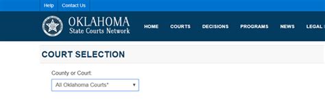 ok court case lookup