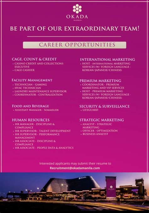 okada manila careers website