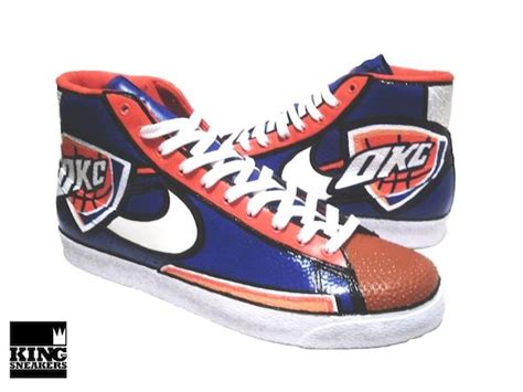 okc thunder basketball shoes
