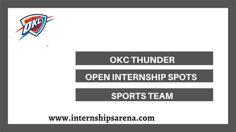 okc thunder broadcasting internship