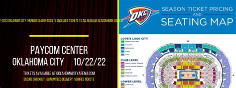 okc thunder season tickets prices