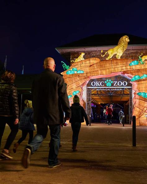 okc zoo safari lights map