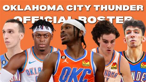 oklahoma city roster 2023