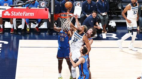 oklahoma city thunder vs minnesota stats