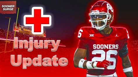 oklahoma sooners football injury update