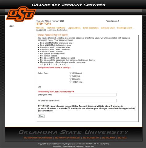 oklahoma state university login