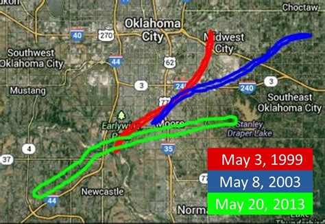 oklahoma tornado path map