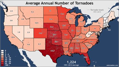 oklahoma tornadoes per year