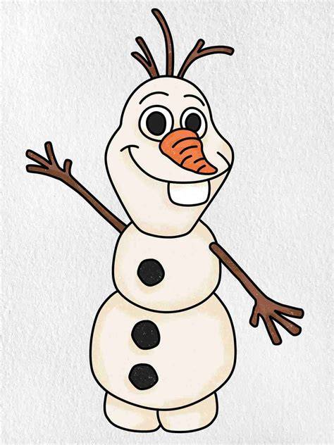 Olaf Drawing Easy at Explore collection of Olaf