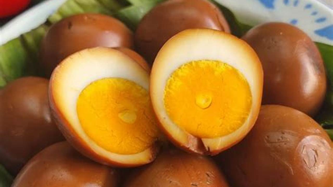 Resep Rahasia Olahan Telur Rebus Kuah Tanpa Santan, Dijamin Ketagihan!