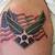 old air force logo tattoo