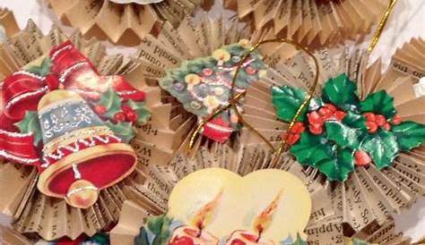 How to make oldfashioned paper Christmas ornaments that are easy