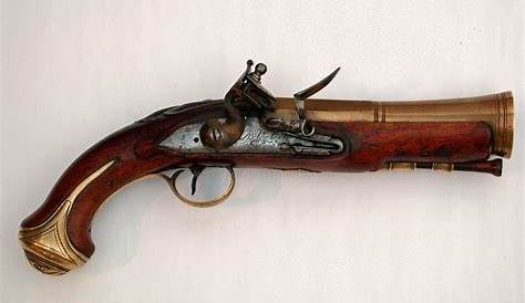 Old Flintlock Guns Antique FLINTLOCK PISTOL By Richardson Of Manch... For Sale