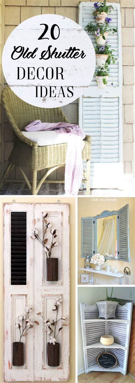 Pin by Kathy Quick on RePurposing Old window decor, Diy shutters