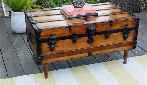 Old Trunks For Coffee Tables