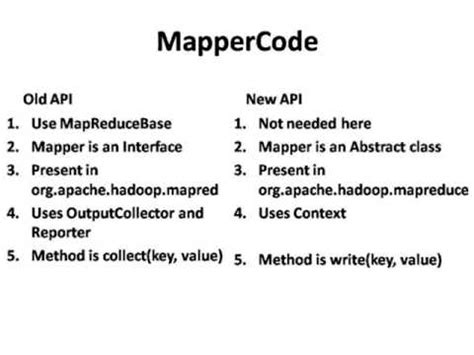 old api vs new api