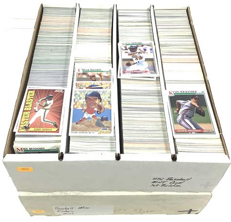 Old Boxes Of Baseball Cards