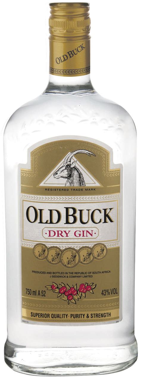 old buck dry gin logo